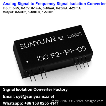 4-20mA Analog Signal to Frequency Signal Isolation Converter